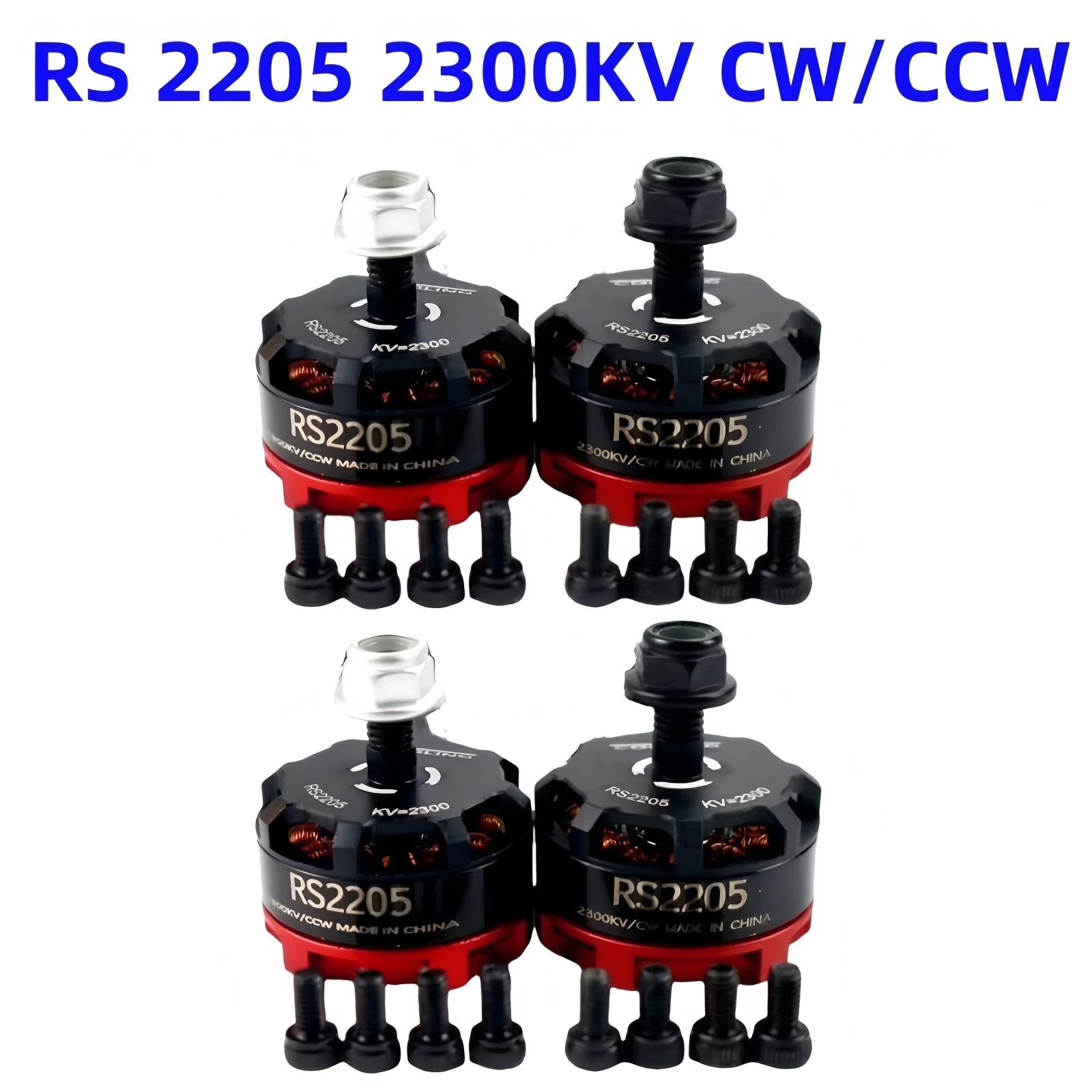 Drone Racing Esc - 2/4pcs Motore Brushless RS2205 2300KV CW/CCW