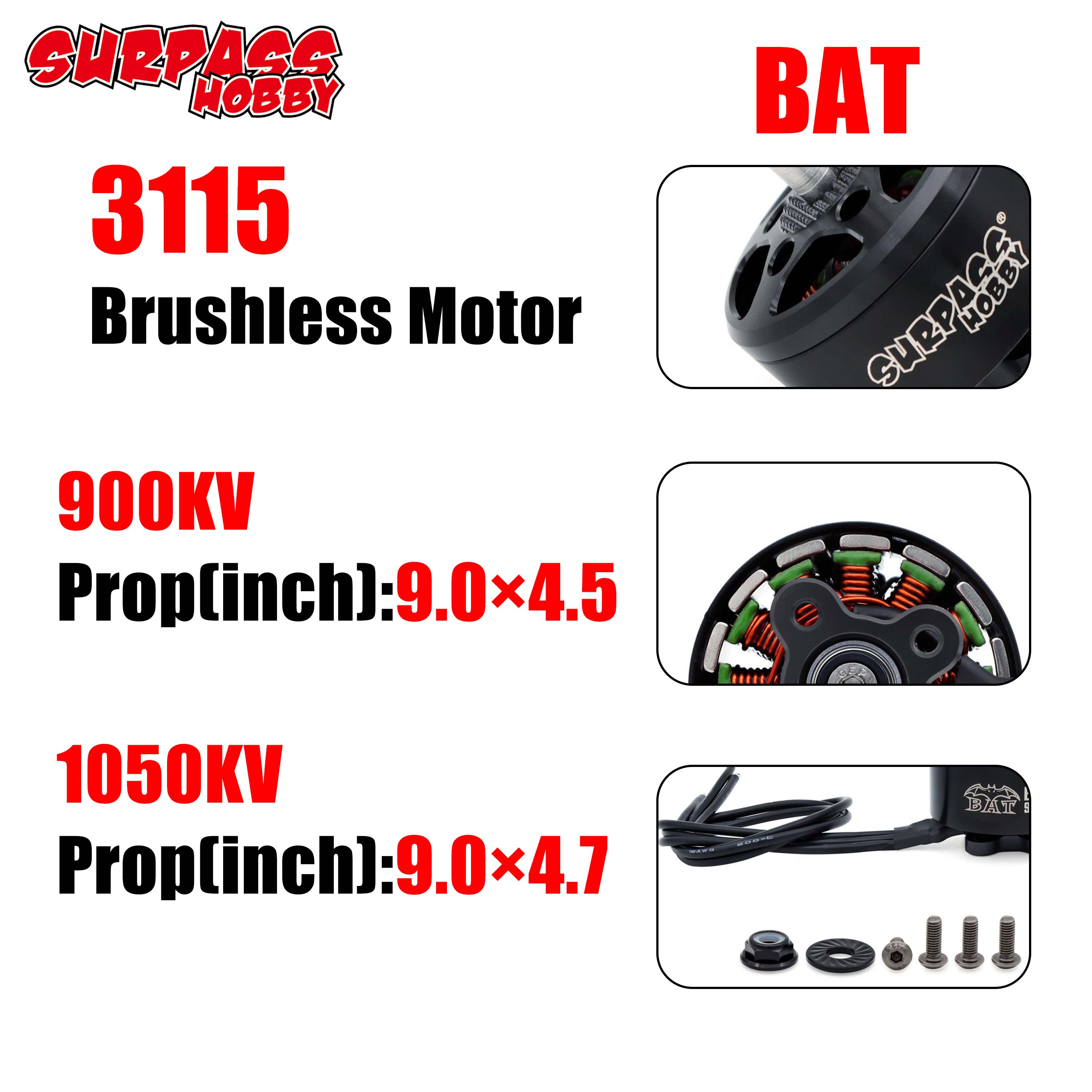 Surpass Hobby BAT 3115 900KV 1 - Drone Racing Esc recensione e prezzo